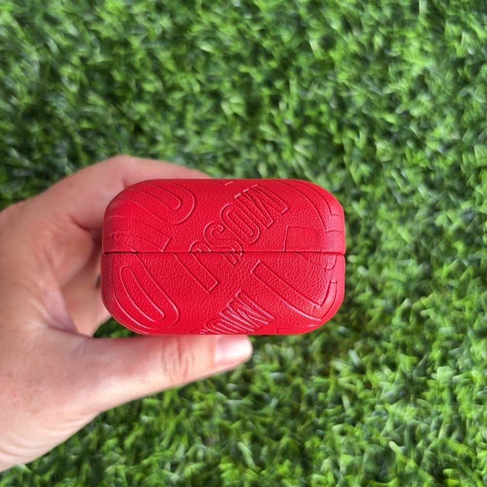 LOVE MOSCHINO Luxury Designer Hard Shell Red Sunglass Eyeglass Case - Picture 6 of 7